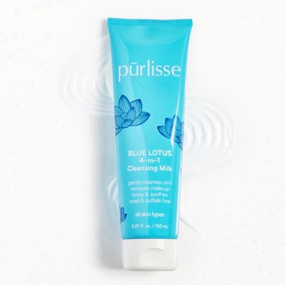 Purlisse Blue Lotus 4-in-1 Cleansing Milk - Picture 4 of 8